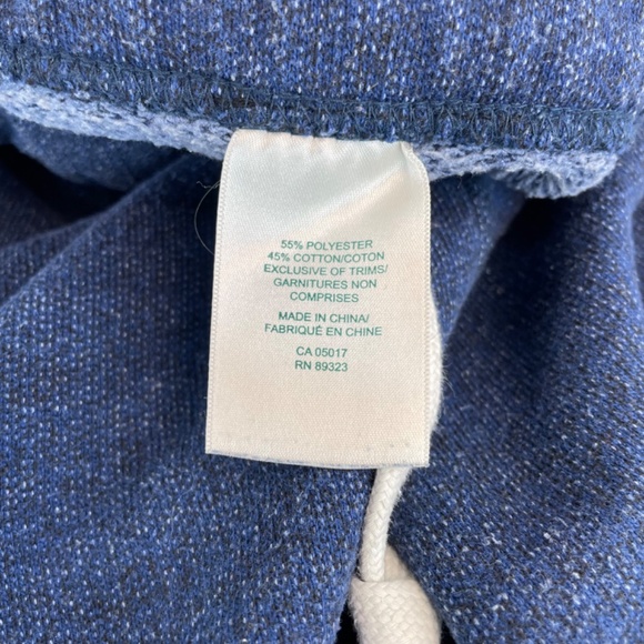 Roots Canada Sweatpants Navy Blue Open Leg Men’s Size Medium - Picture 8 of 14